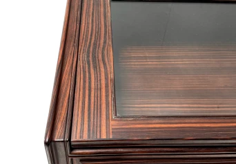 Art Deco Amsterdamse School Vitrine or display cabinet by Napoleon Le Grand